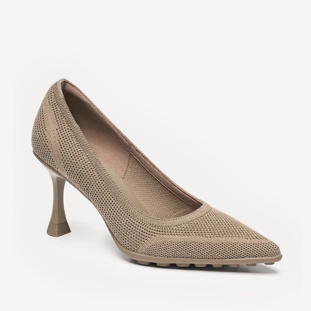 SoftBounce Pointed Toe Stiletto Heeled Pump — apricot - Picture 6 of 16
